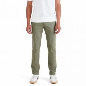 DOCKERS Pantalon chino skinny California vert en coton
