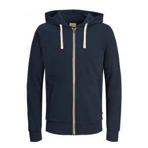 Jack & Jones Sweatshirts Jack---jones Eholmen Sweat Zip Hood - Navy Blazer - S