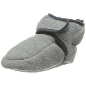 Playshoes Souliers en Laine Polaire, Chaussures pour Ramper Mixte b&eacute;b&eacute;, Gris 33, 20.5 EU