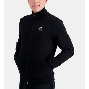 Image de Le Coq Sportif Sweat droit en coton mélangé Noir - Couleur Noir - Taille L