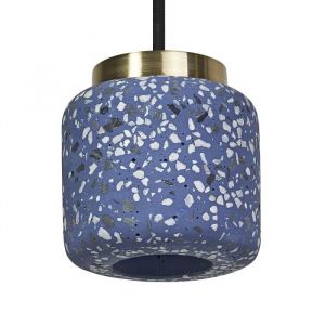 Ledvance Decor Terrazzo Ball Pendant 1XGU10 bleu.