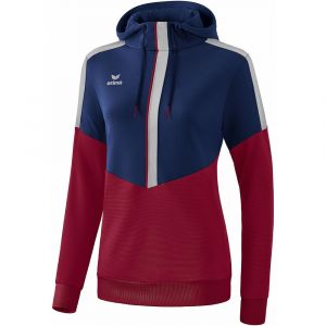 Image de Erima Sweat à Capuche Squad 40 bleu marine/bordeaux/argent