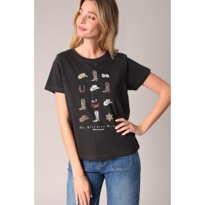 Deeluxe Tee-shirt à manches courtes femme texas
