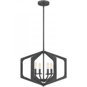 Quoizel Suspensions Vanguard 4x40W E14 Noir