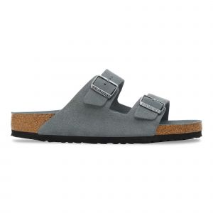 Birkenstock Sandales en cuir suédé à semelle souple Arizona