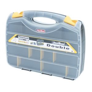 Plastiken Organisateur a outil 80382NOIRE - double - 38 cm - titanium - en plastique M261494