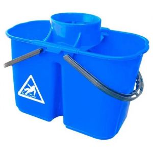 TAMPEL - Seau de ménage double compartiment avec essoreur