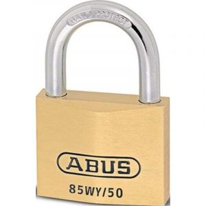 Image de Abus 79653 Cadenas en Laiton 85/40 avec Carte de s&eacute;curit&eacute;