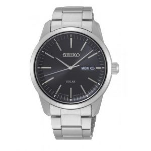 Image de Seiko Montre SNE527P1 - CLASSIQUE HOMME Dateur Bracelet Acier Argent Boîtier Acier Argent Homme