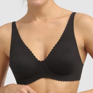 Image de DIM Soutien-gorge foulard sans armature noir - Couleur Noir - Taille 90B