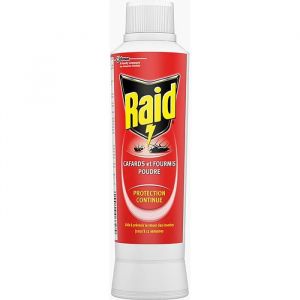 Raid Insecticide cafards et fourmis poudre 250 G