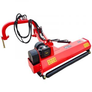 Broyeur d'accottement lat&eacute;ral avec d&eacute;port hydraulique 145 cm - Inclinable &agrave; la verticale - Cardan et attelage trois points - S&eacute;rie moyenne Torros KPV145