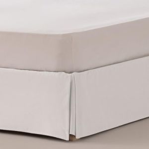 Housse de canapé en coton de 30 cm de haut blanc 80x200 cm