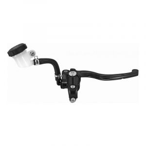 1tek origine Maitre cylindre de frein 50 a boite radial adaptable derbi-rieju-beta 50cc noir (avec bocal)