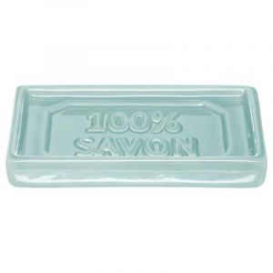 Image de Porte Savon "100% Savon" 12cm Vert Prix