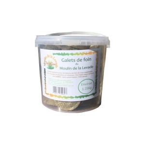Galets de foin de Crau du Moulin de la Levade pour rongeur et lapin - 2 x 1,25 kg