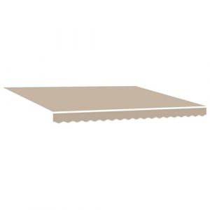 VidaXL Tissu de Remplacement pour Auvent pour Cadre de 4x3 m Beige