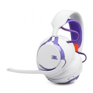 JBL QUANTUM 650 Blanc et Violet, Casque gaming sans fil avec reduction de bruit pour PC, PS5, PS4, XBOX, Nintendo Switch, Mac