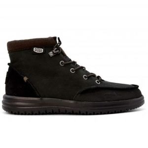 Dude Hey Homme Bradley Boot Leather Bottes Tendance, Noir, 43 EU