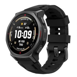 Amazfit T-rex 3 Pro Bluetooth GPS NFC 44mm AMOLED Noir Taille M Étanche 10 ATM SpO2 Pulsomètre