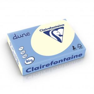 Image de Clairefontaine 3270C - Ramette de 500 feuilles de papier Dune naturel, A4, 80 g/m²