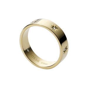 Fossil Bague pour femme JF03874710 Acier inoxydable