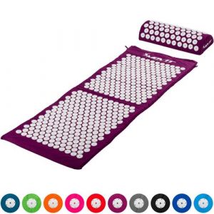 Image de Tapis d'acupression 130x50 avec coussin - : Violet - Violet - Movit