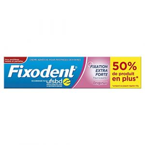 Image de Fixodent Original Antibactérien Crème Adhésive pour Prothèses Dentaires - 70g