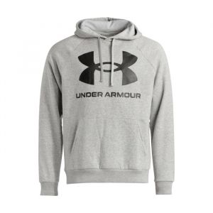 Under Armour Sweat à Capuche Rival Fleece Big Logo Sweatshirt Homme Mod Gray Light Heather// Black (011) FR: XL (Taille Fabricant: XL)