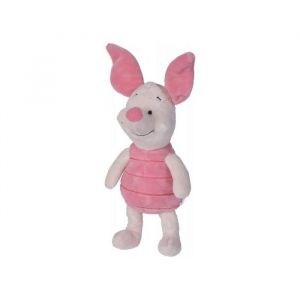 Nicotoy Peluche porcinet 36 cm - collection winnie l ourson - set doudou enfant + 1 carte tigre - pour disney