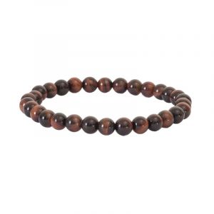 Bracelet pierre - œil de taureau 6mm