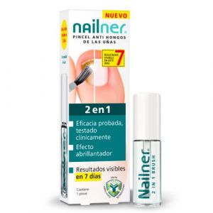 Nailner Pincel 2 En 1 pincel antihongos de las u&ntilde;as 5 ml