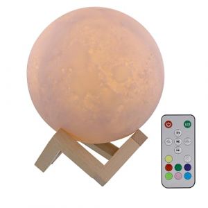 T'nB Lampe veilleuse et enceinte déco lune