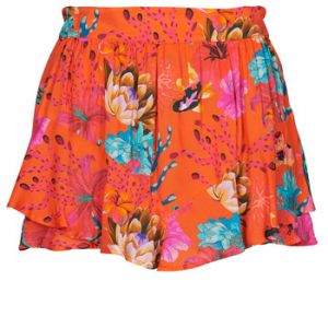 Desigual Short à imprimé fleurs et coraux. Orange - Taille M