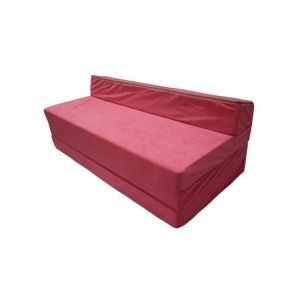 Image de Natalia Spzoo Matelas pliant sofa pour adultes et enfants, choix des couleurs 200 cm de long sélection des couleurs Rose