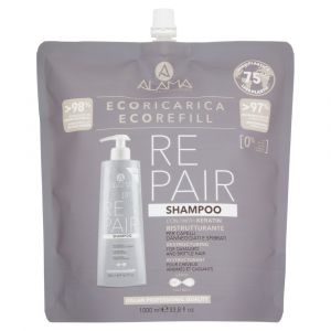 Alama Professional - ECO REFILL SHAMPOO RESTRUCTURANT 1000 ML SHAMPOOING 1 l