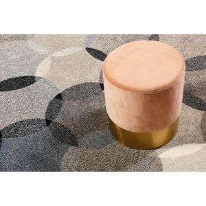 Esprit Tapis Home moderne g&eacute;om&eacute;trique Modernina 80x150 Bleu