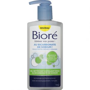 Image de Bioré Gel nettoyant exfoliant doux au bicarbonate de sodium