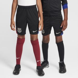 Nike Short de foot en maille Dri-FIT FC Barcelona Strike pour ado - Noir - Taille XL - Unisex