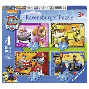 Ravensburger Pat Patrouille - 4 puzzles de 12, 16, 20, 24 pièces