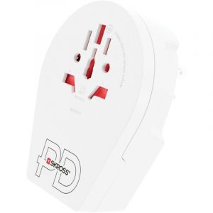 Skross 1.500292 Adaptateur de voyage Country Adapter World to us usb C20PD