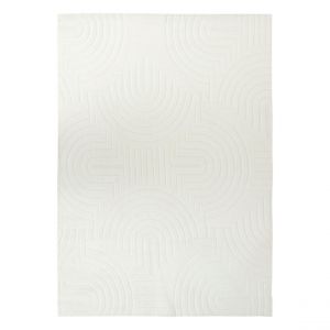 Atmosphera Tapis fausse fourrure Arka ivoire 170x120cm créateur d'intérieur