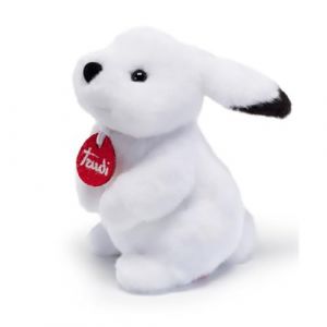 Image de Trudi Sevi No Lièvre Arctique - Parc du Stelvio Peluche Petit Cadeau Saint Valentin et Noël | 11x16x10cm Taille XS | ni Classic | modèle 52233