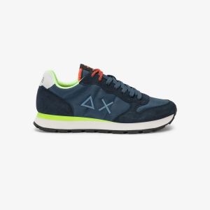 Baskets SUN68 Tom Fluo bleu nuit - 40