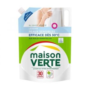 Image de Maison Verte Lessive peaux sensibles recharge 30 lavages - 1,8L