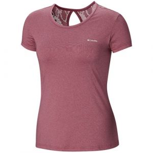 Image de Columbia Women´s Peak to Point Novelty Short Sleeve Shirt - T-shirt taille L, rose