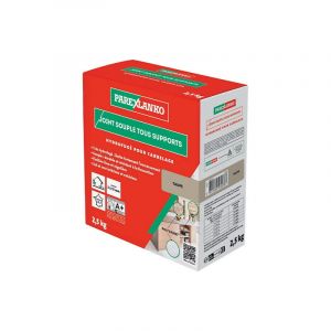 PAREXLANKO - Joint Souple tous Supports - Taupe - Joints de Carrelage de 2 &agrave; 15 mm Soumis &agrave; de Fortes Sollicitations et R&eacute;novation - Sol et Mur - Int&eacute;rieur et Ext&eacute;rieur - 2,5 kg