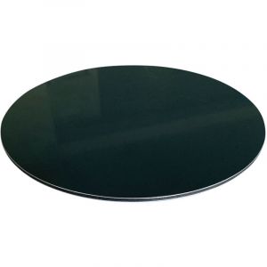Panneau Composite Aluminium Couleur 3 mm Rond-- Noir - Diamètre 50 mm