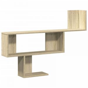 Image de VidaXL &Eacute;tag&egrave;re murale ch&ecirc;ne sonoma 100x15x70 cm bois d'ing&eacute;nierie