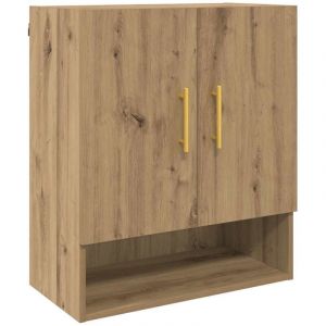 VidaXL Meuble mural ch&ecirc;ne artisanal 60 x 31 x 70 cm Bois d'ing&eacute;nierie